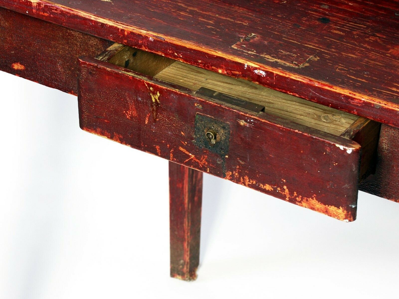 Small 'Bonheur Du Jour' Desk In 'Bullsblood' Paint photo Furniture