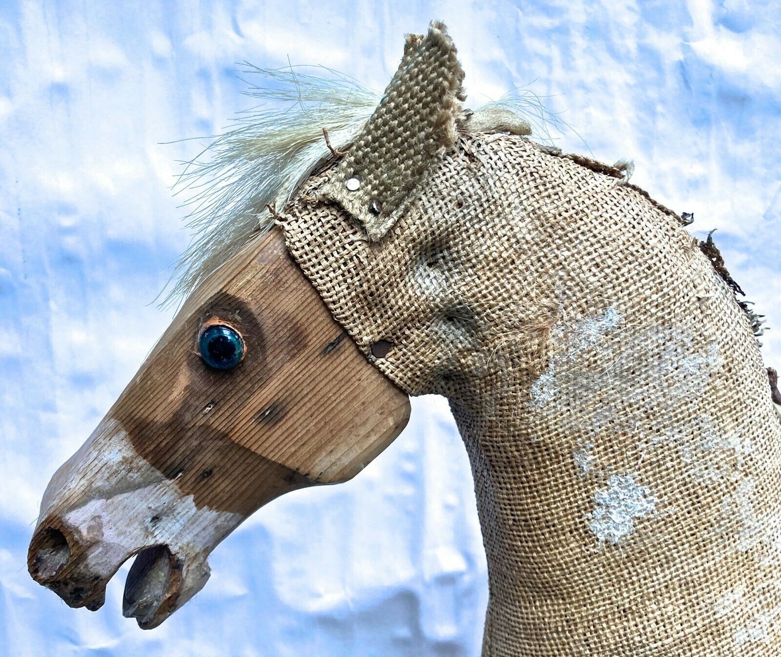 19th C. Child's Horse Toy From France photo Art