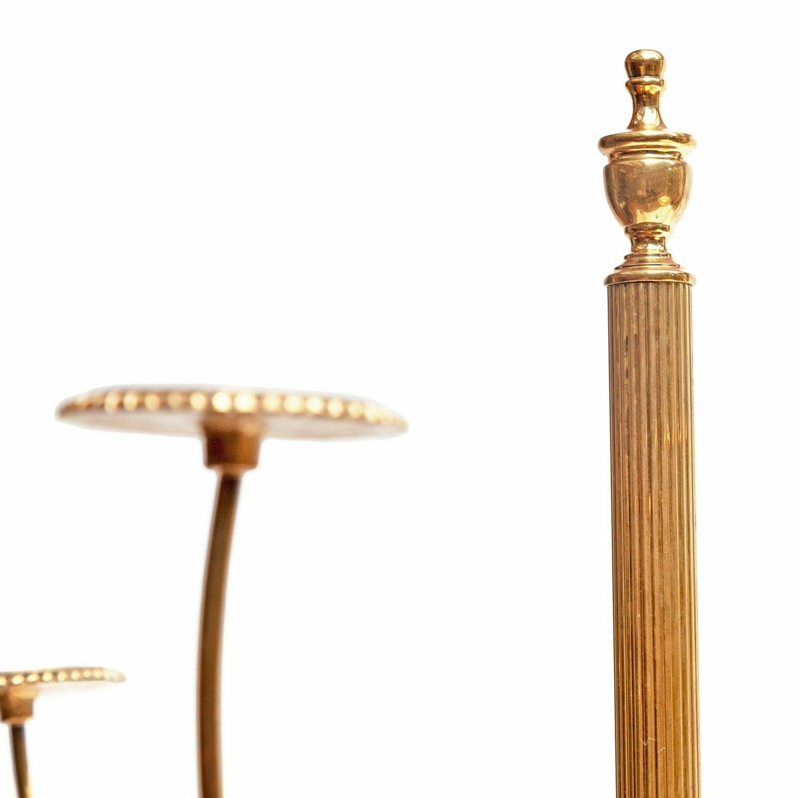 Pair Of Mid Century Brass Counter Top Hatstands From A Milliners' Shop photo buy