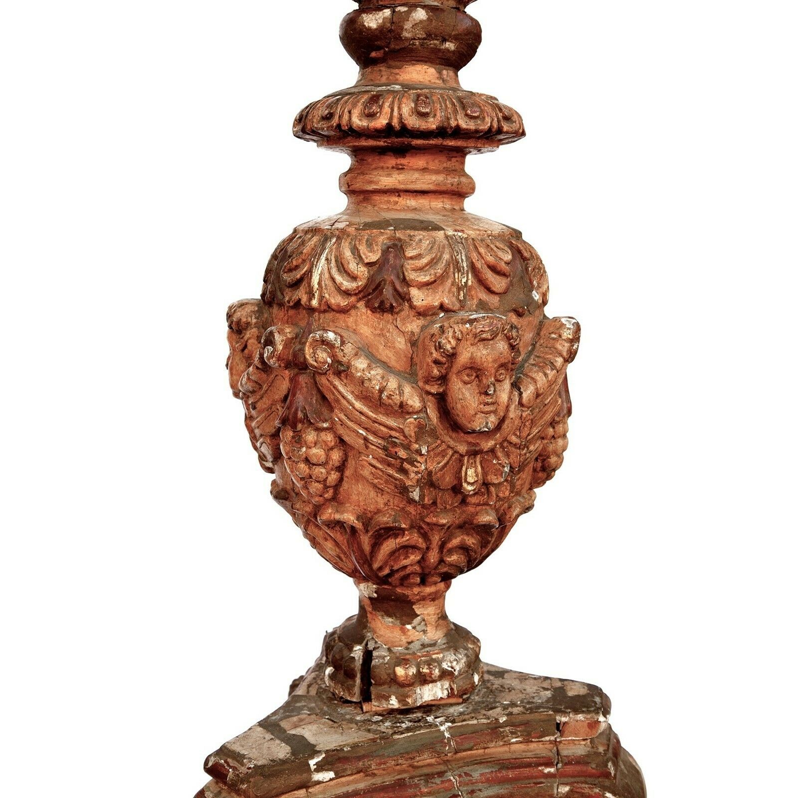 Magnificent Late 17th Century Baroque Torchere From N. Italy photo buy