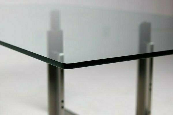 Original Square Glass Sarpi Dining Table By Carlo Scarpa photo buy