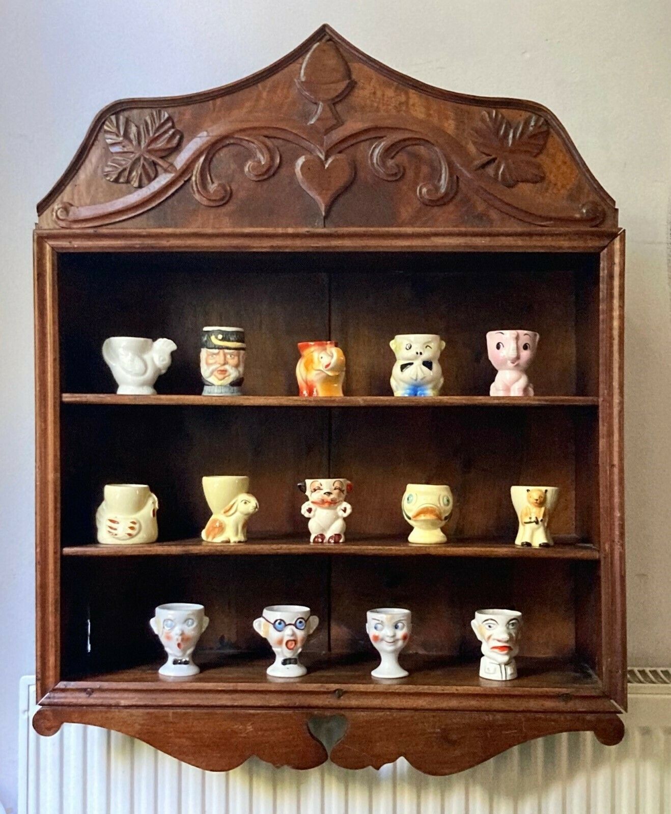 Folk Art 'Marriage' Shelfrack From Provence