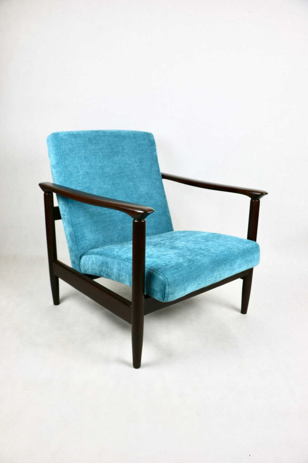 Gfm 142 Armchair Designed By Edmund Homa From The 1970s  Sea Green photo Furniture