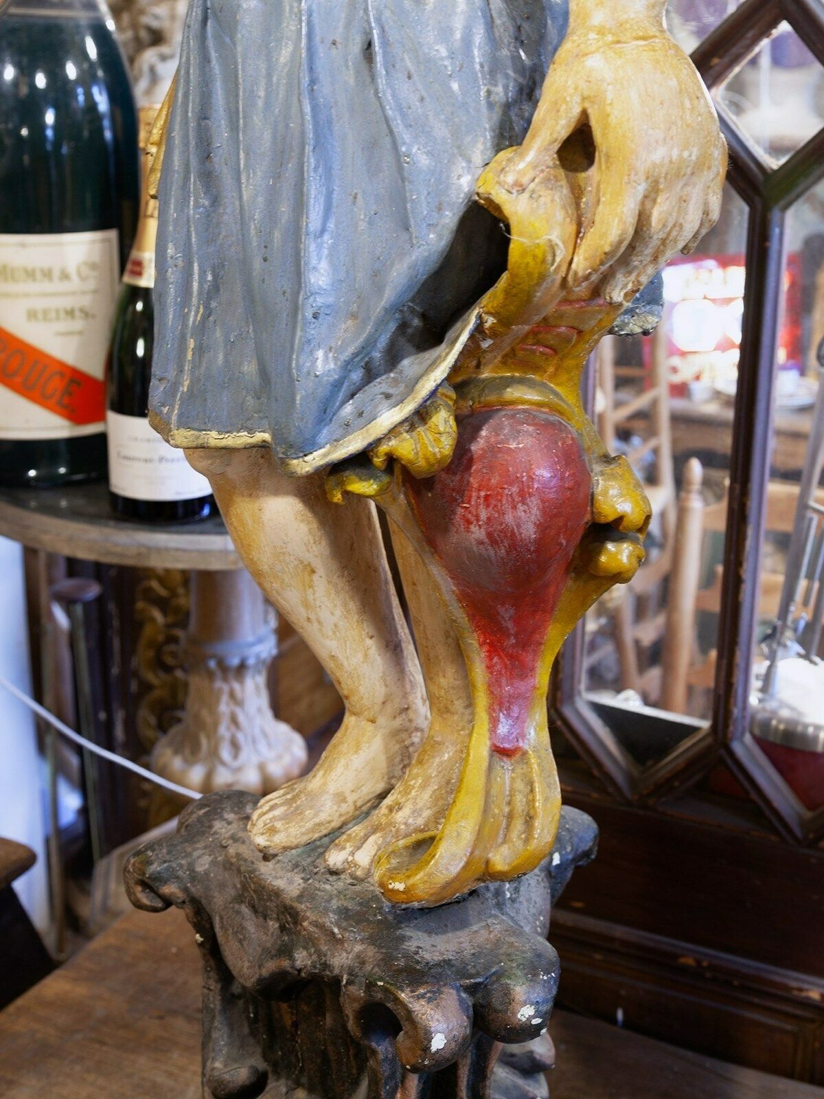 Pair Of 17th C. Torcheres From A Monastery In Pistoia, Italy photo vinterior