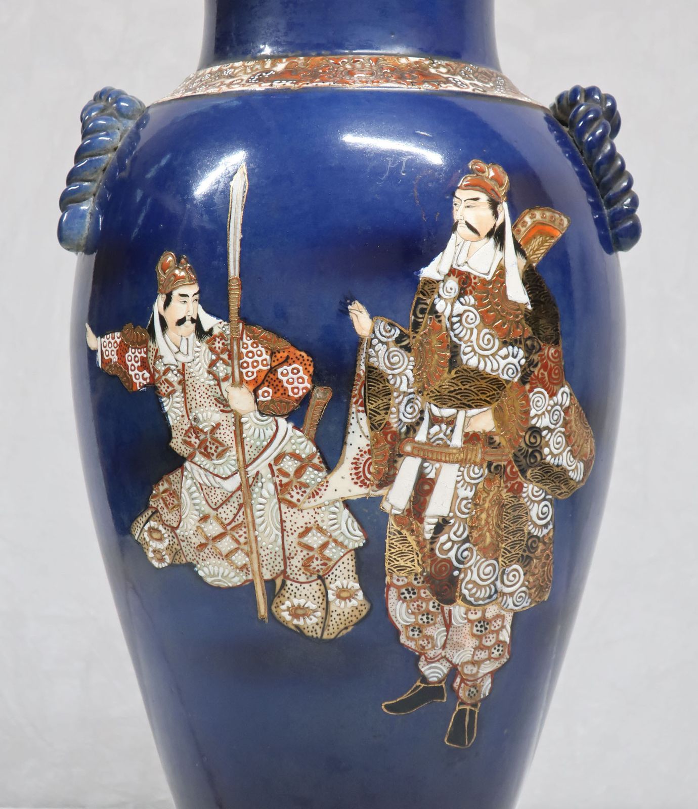 Lighting Pair Of Japanese Meiji Period Satsuma Porcelain Lamps photo