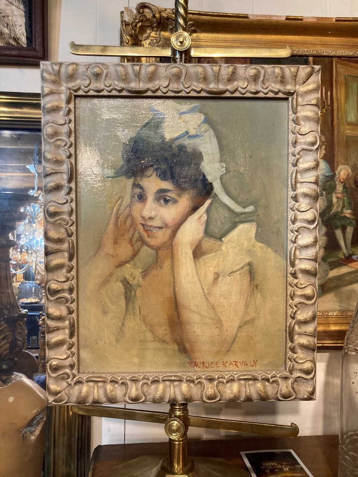 Signed Oil Painting Of A Ballet Dancer Circa 1875 1899