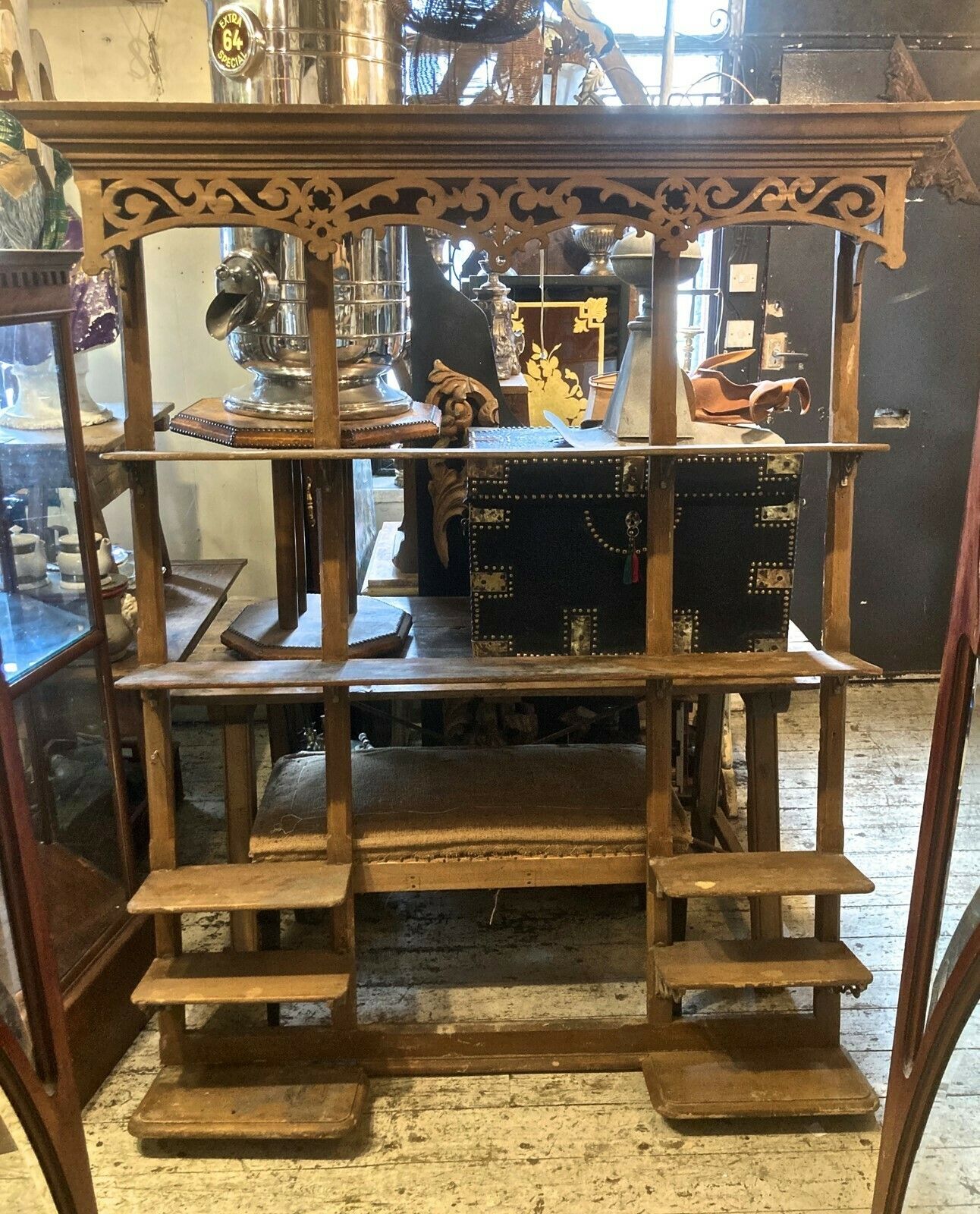 Backfitting 'Rack' From A Paris Bar Or Bistro  19th C. photo furniture