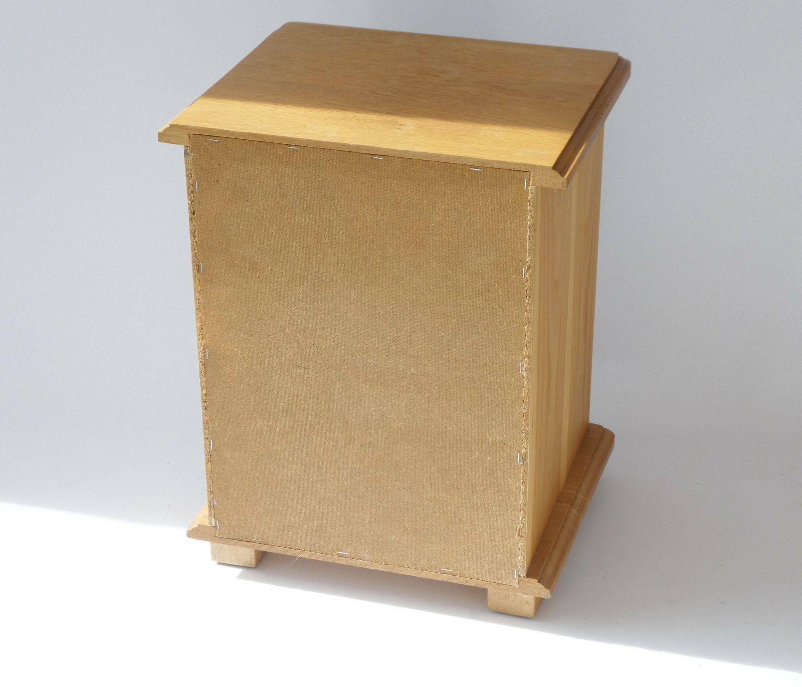 photo furniture Beautiful Wicker Stand With 3 Drawers, Rattan Boho Vintage Cabinet, Storage Unit