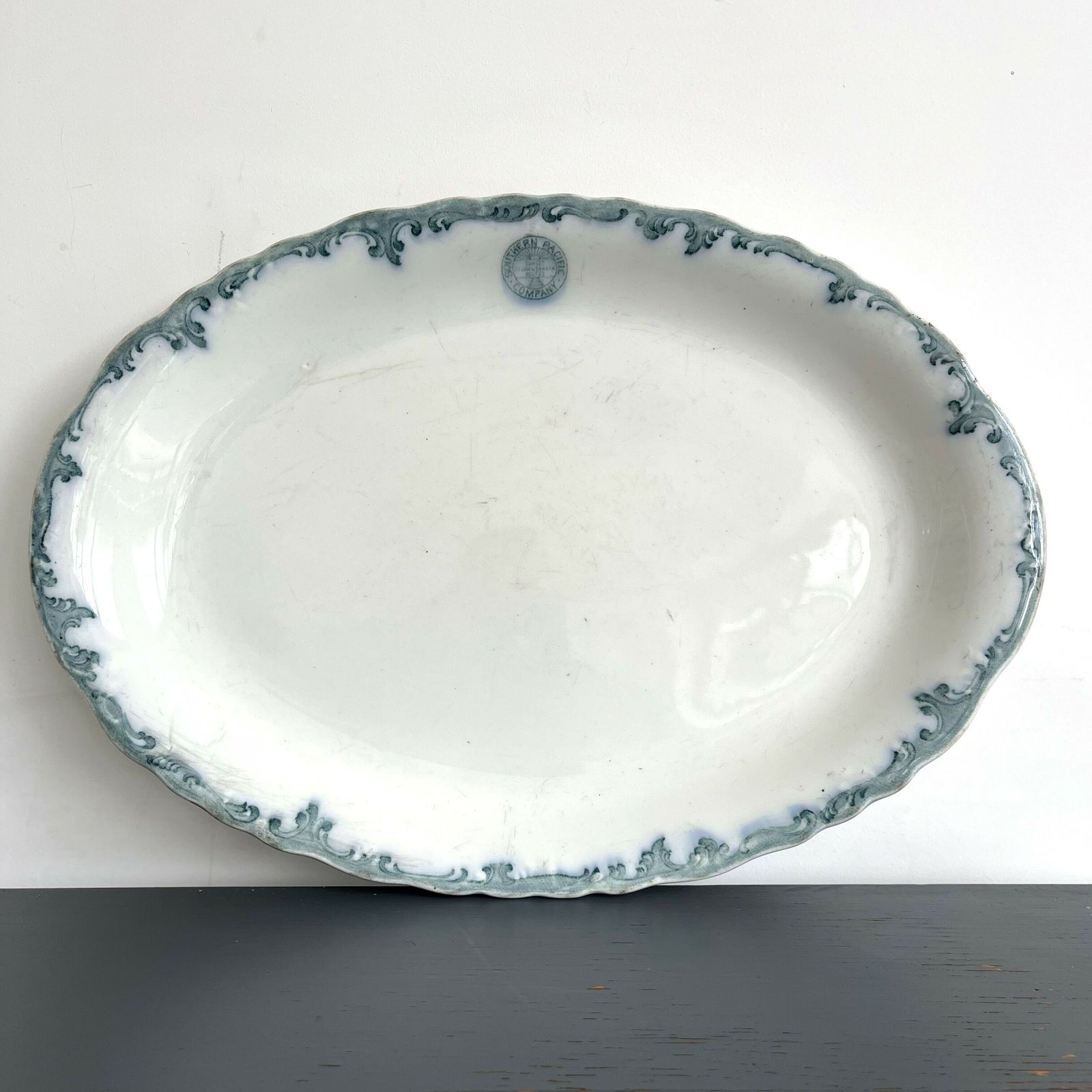 Southern Pacific Railway Meat Dish 14¾"X 10¼"