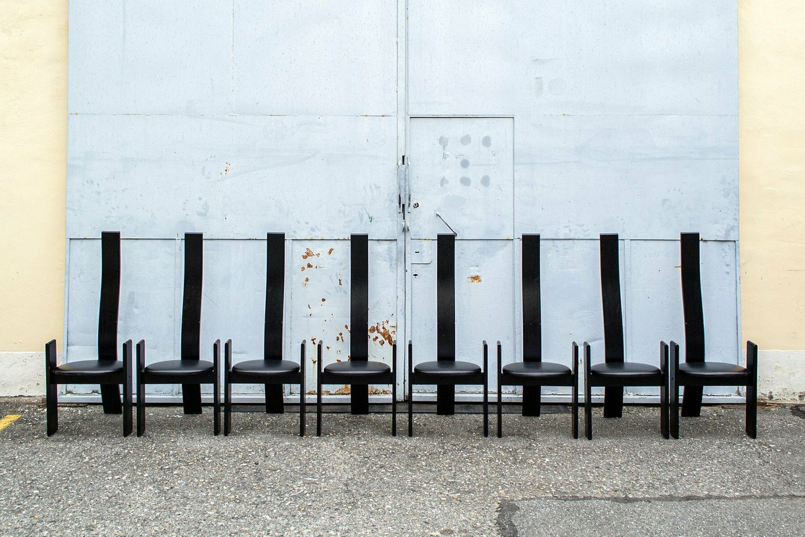 Golem Chairs By Vico Magistretti For Poggi, 1969, Set Of 8
