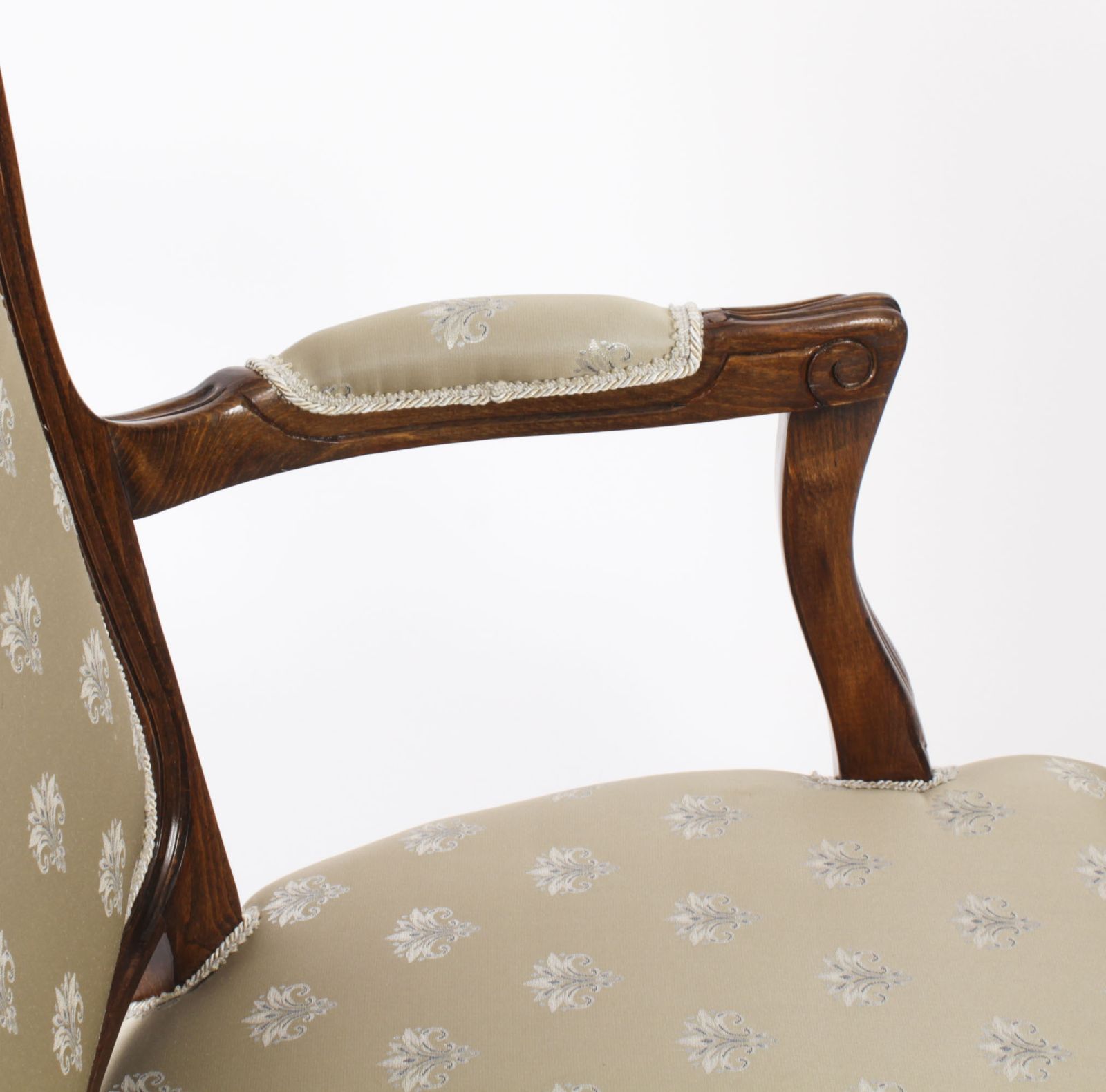 1850.0 Superb Bespoke Louis Revival Walnut Sofa photo