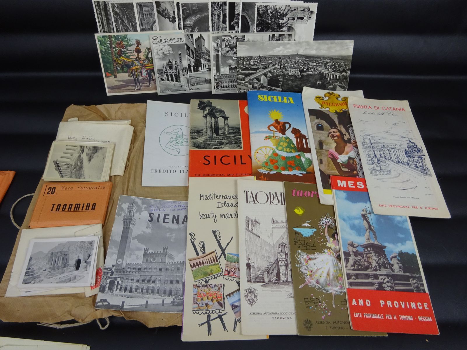 Collectable Original 1950s Italy & Sicily Travel Leaflets/Ephemera photo furniture