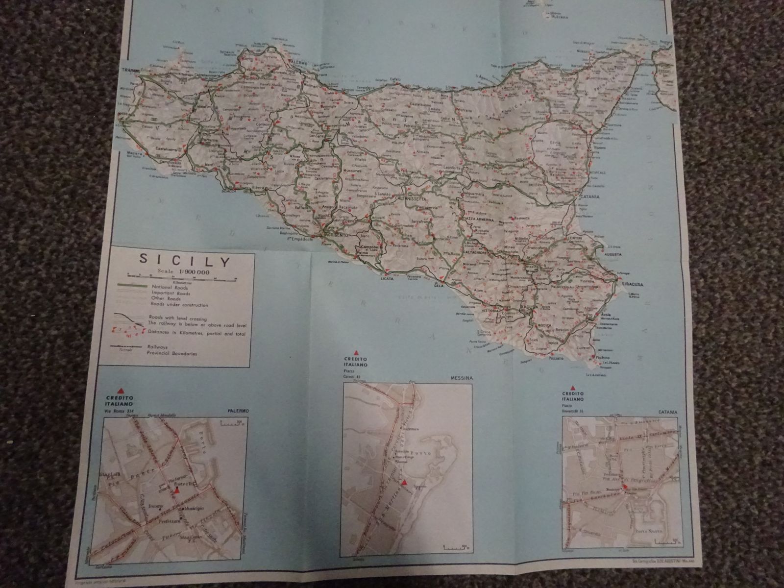 photo vintage Collectable Original 1950s Italy & Sicily Travel Leaflets/Ephemera