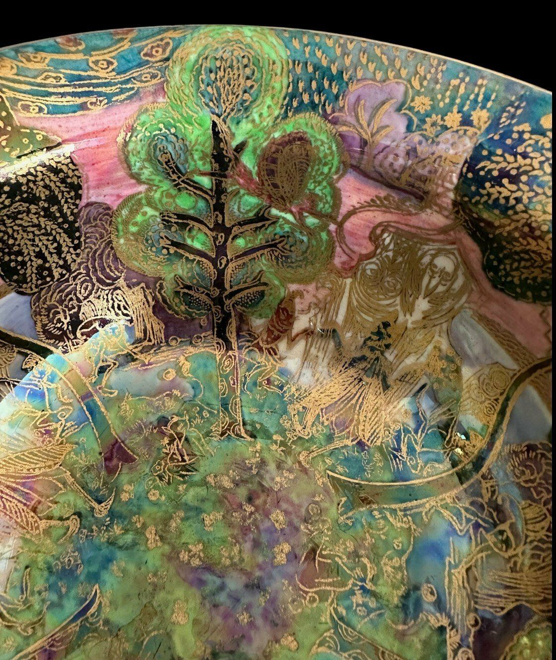 Wedgwood Fairyland Bowl, 1920s photo vinterior