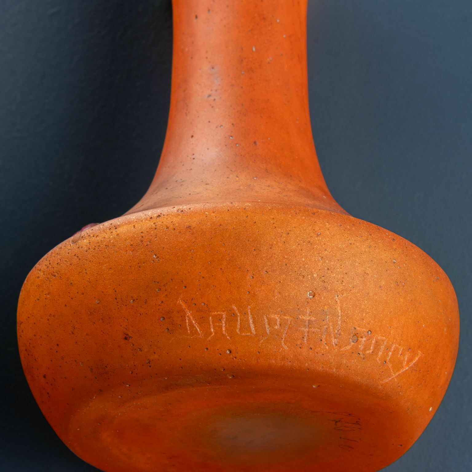 Antique Daum Vase With Scarab Blown Glass France XX Century photo 1520.0