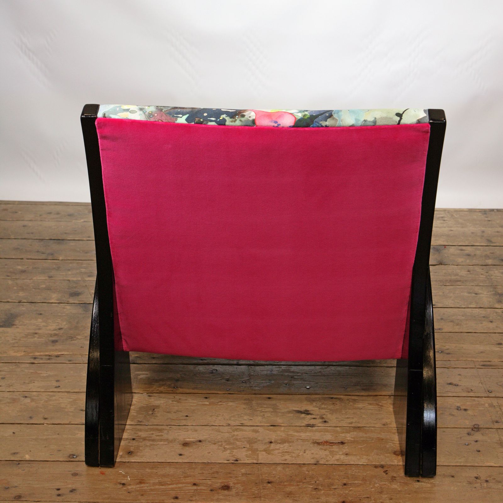 Charles Rennie Mackintosh Design Armchair In Timorous Beasties Fabric photo vinterior
