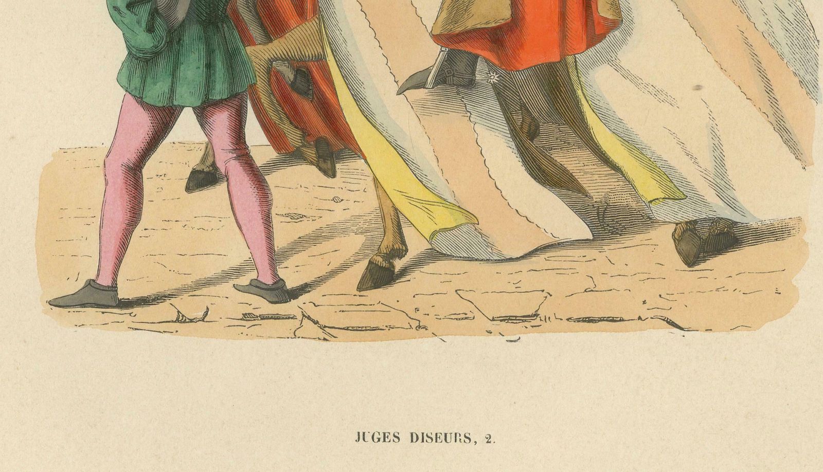 Ceremony Of Judgment Noblemen As Judicial Arbiters 1847 photo furniture