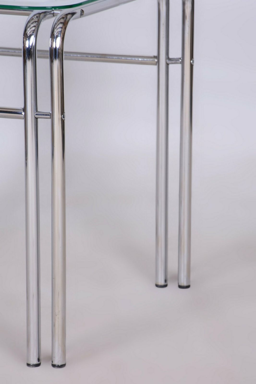 1000.0 Original 20th Century Livingroom Set With Table, Chrome, Glass, Slovakia, 1970s photo