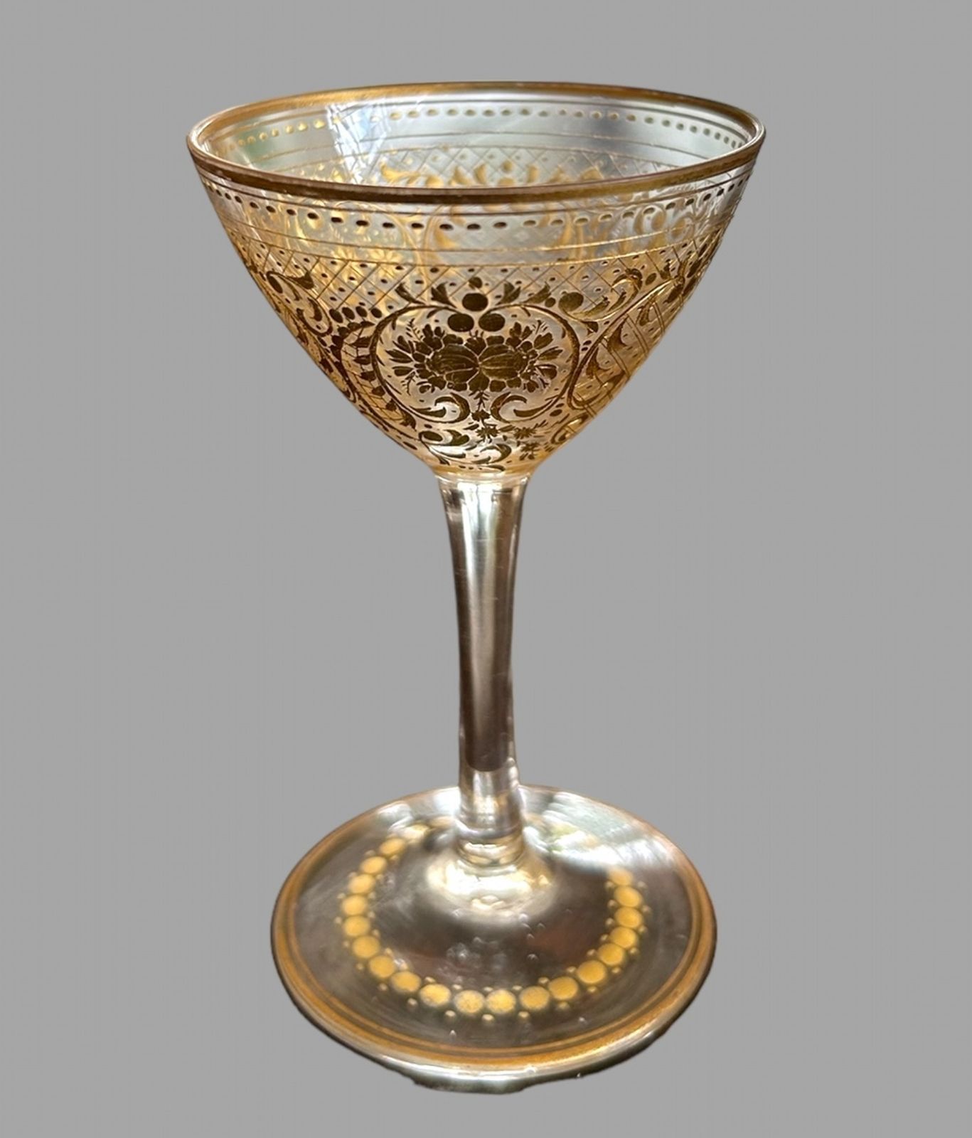 An Attractive Set Of Six Cordial Glasses And Decanter photo 715.0