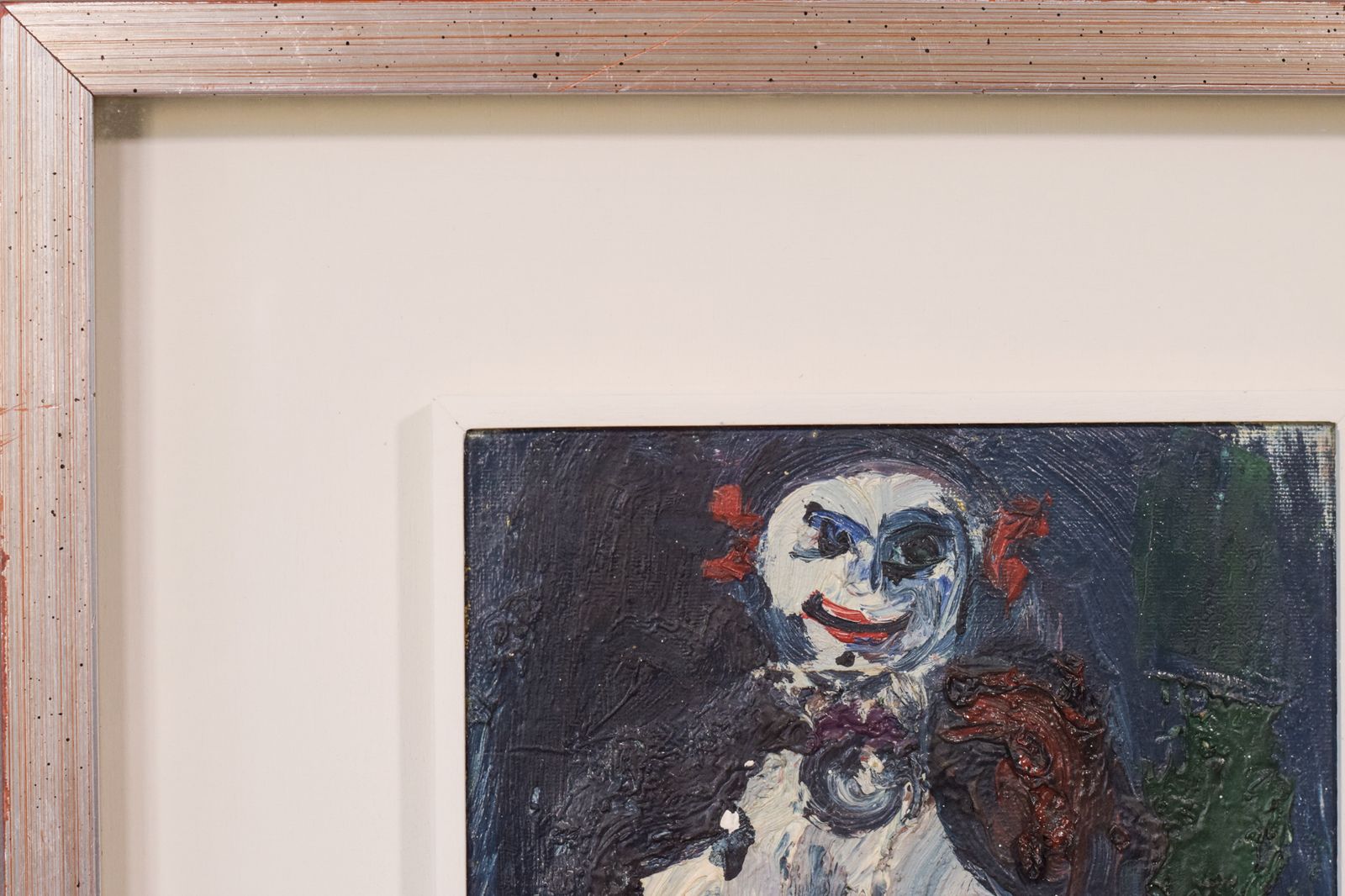Expressionistisch Olieverfchilderij Van Een Clown photo vinterior