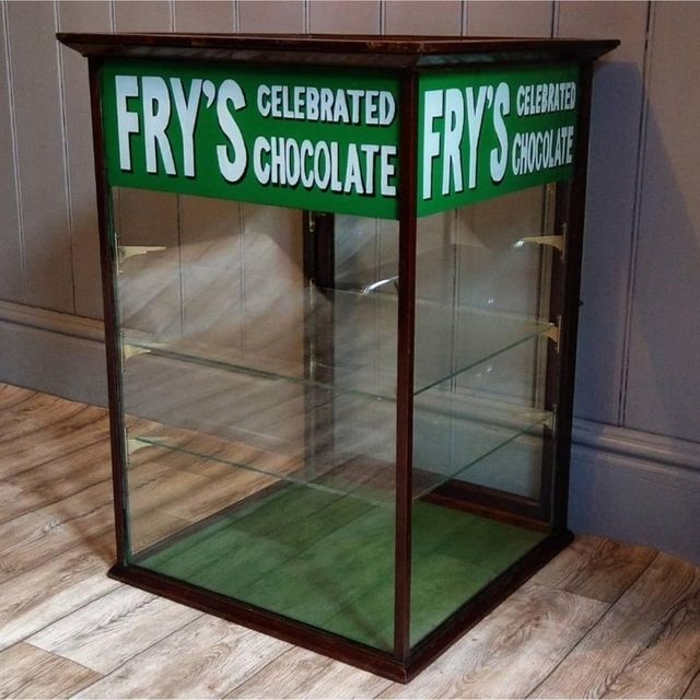 Edwardian Mahogany Shop Display Cabinet photo furniture