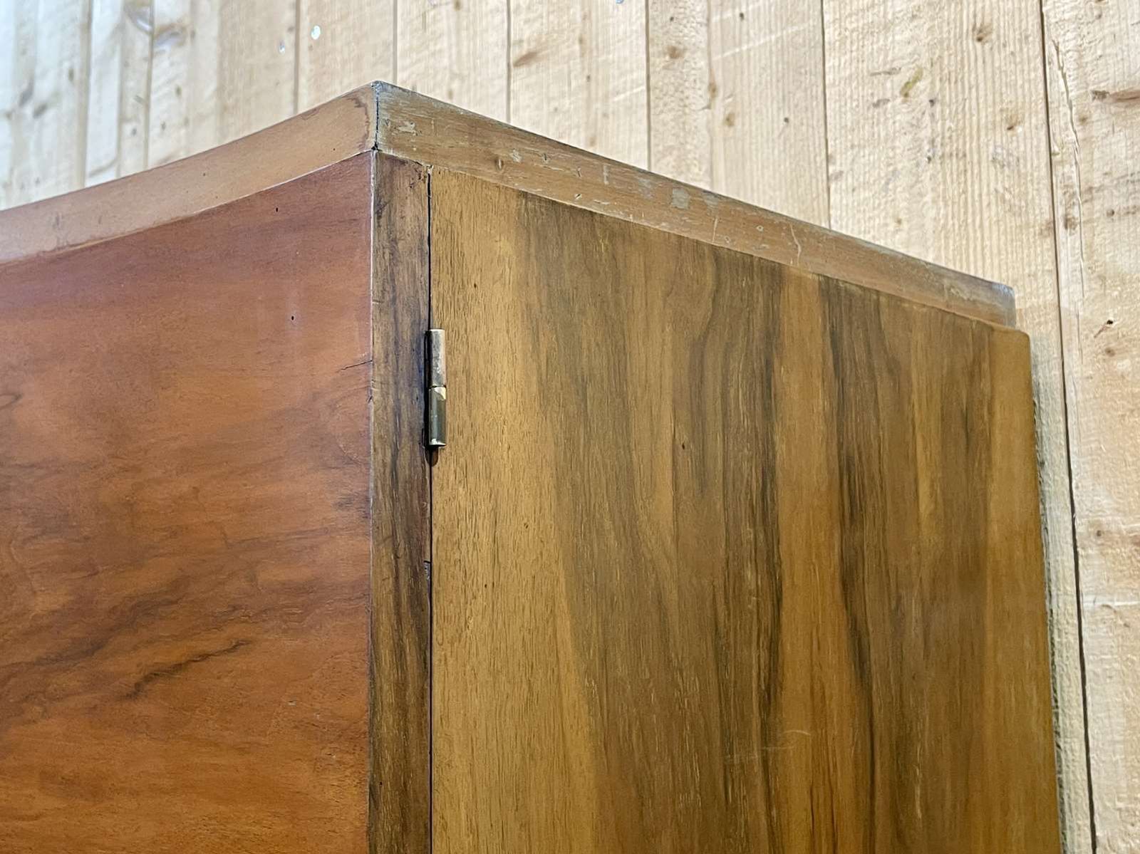 Art Deco Wardrobe In Walnut, 1930s photo buy