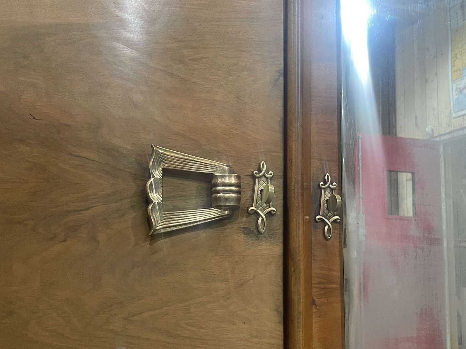 1100.0 Art Deco Wardrobe In Walnut, 1930s photo