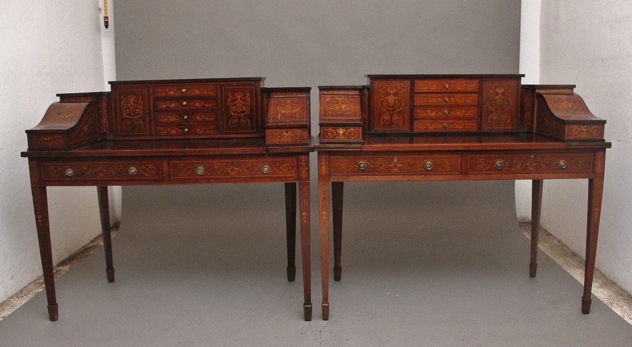 Pair Of Early 20th Century Mahogany Carlton House Desk’s photo Furniture