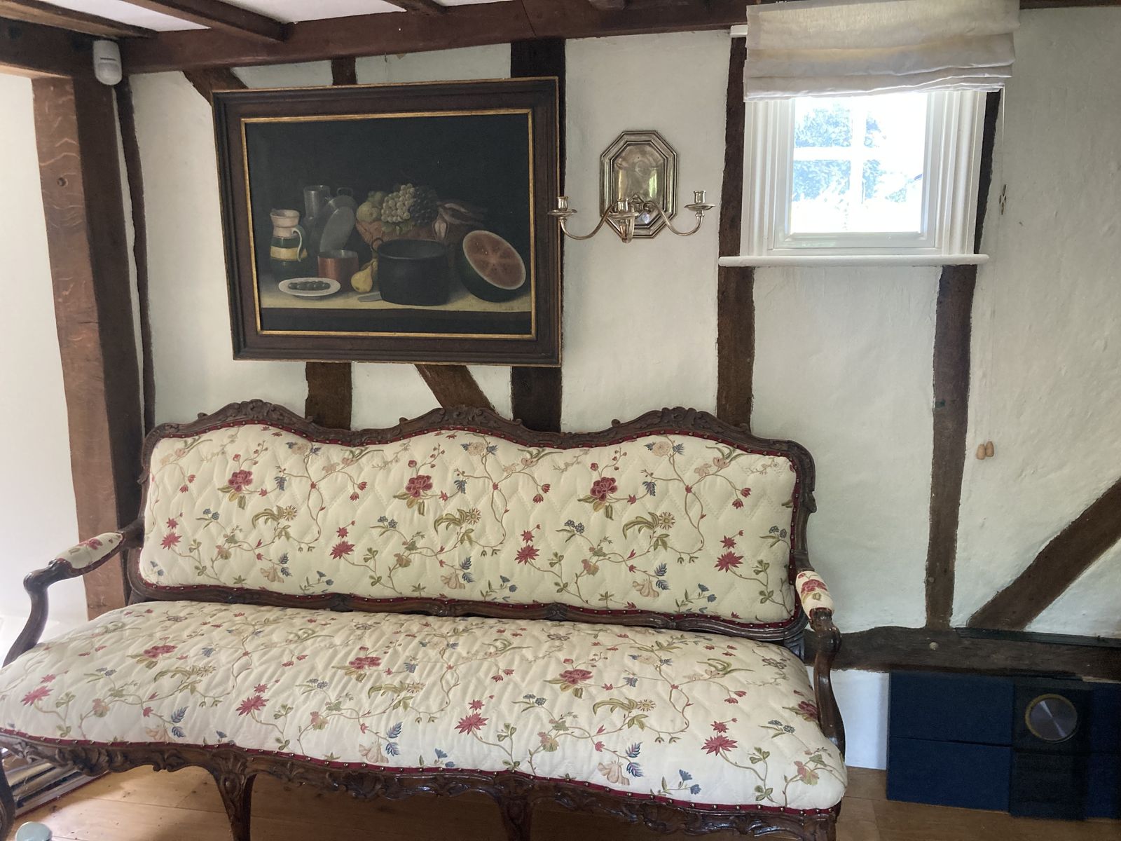 Genuine Louis XV French Provencal Beechwood Sofa, From French Chateau photo 4000.0