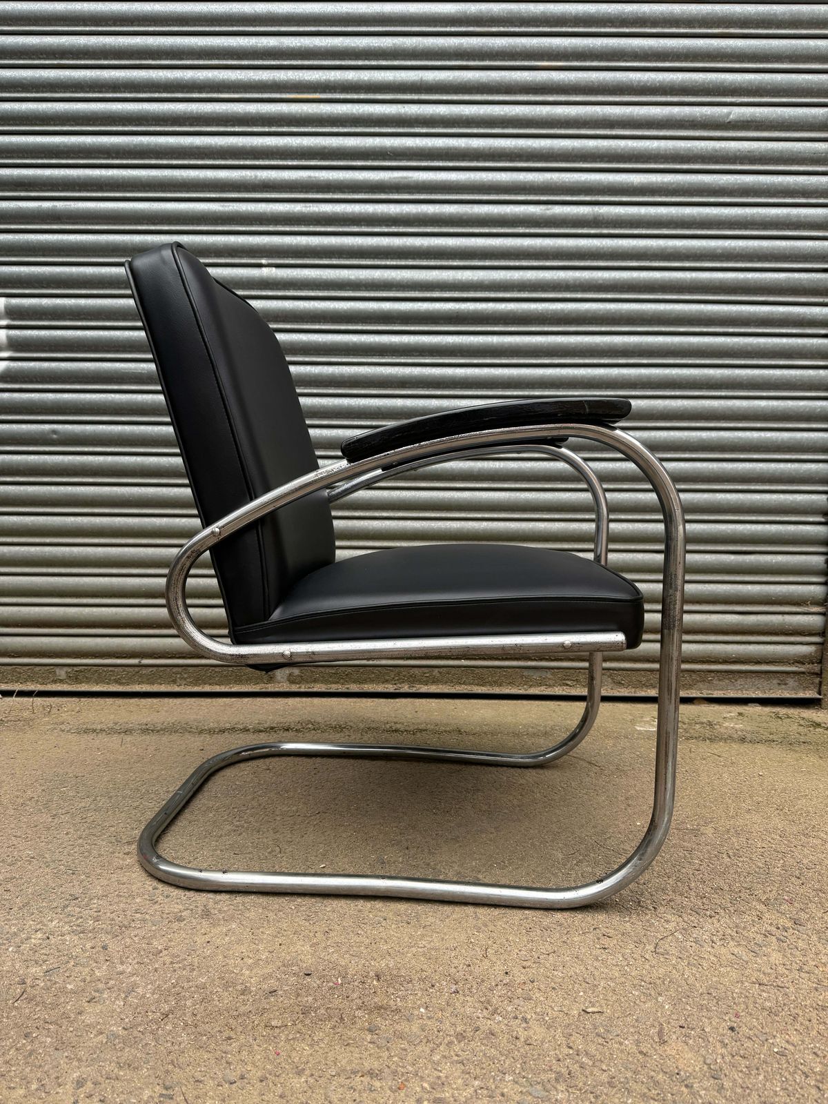 1930s Bauhaus Tubular Steel Arm Chair By Mauser Werke Waldeck Model Rs7 photo Furniture