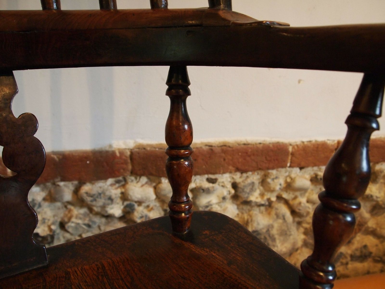 Chair Outstanding John Moss Worksop Yew And Burr Yew Windsor Armchair C1860 photo buy