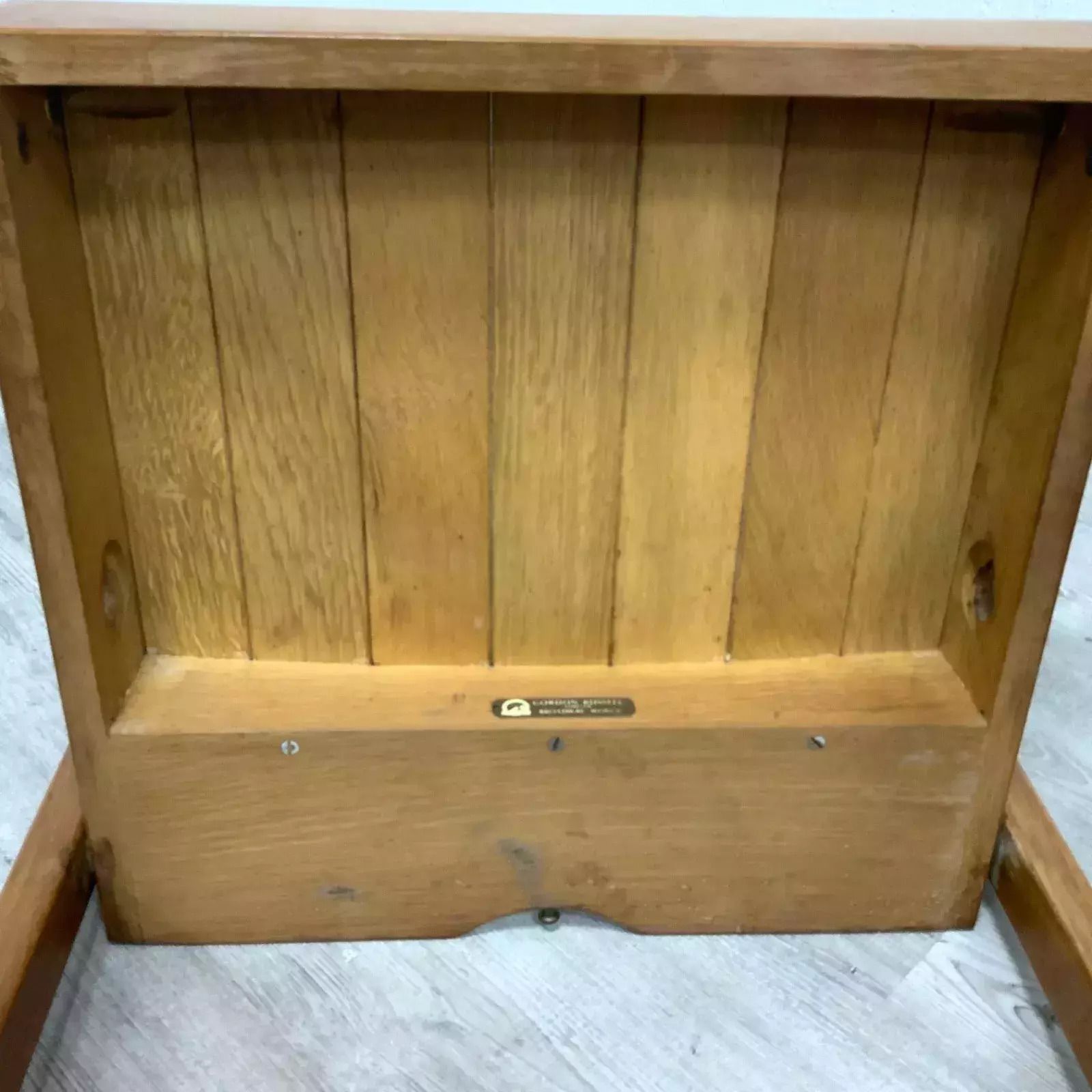 Furniture 1 X Arts & Crafts Gordon Russell Oak Stacking Dining Chair From Coventry Cathedral photo