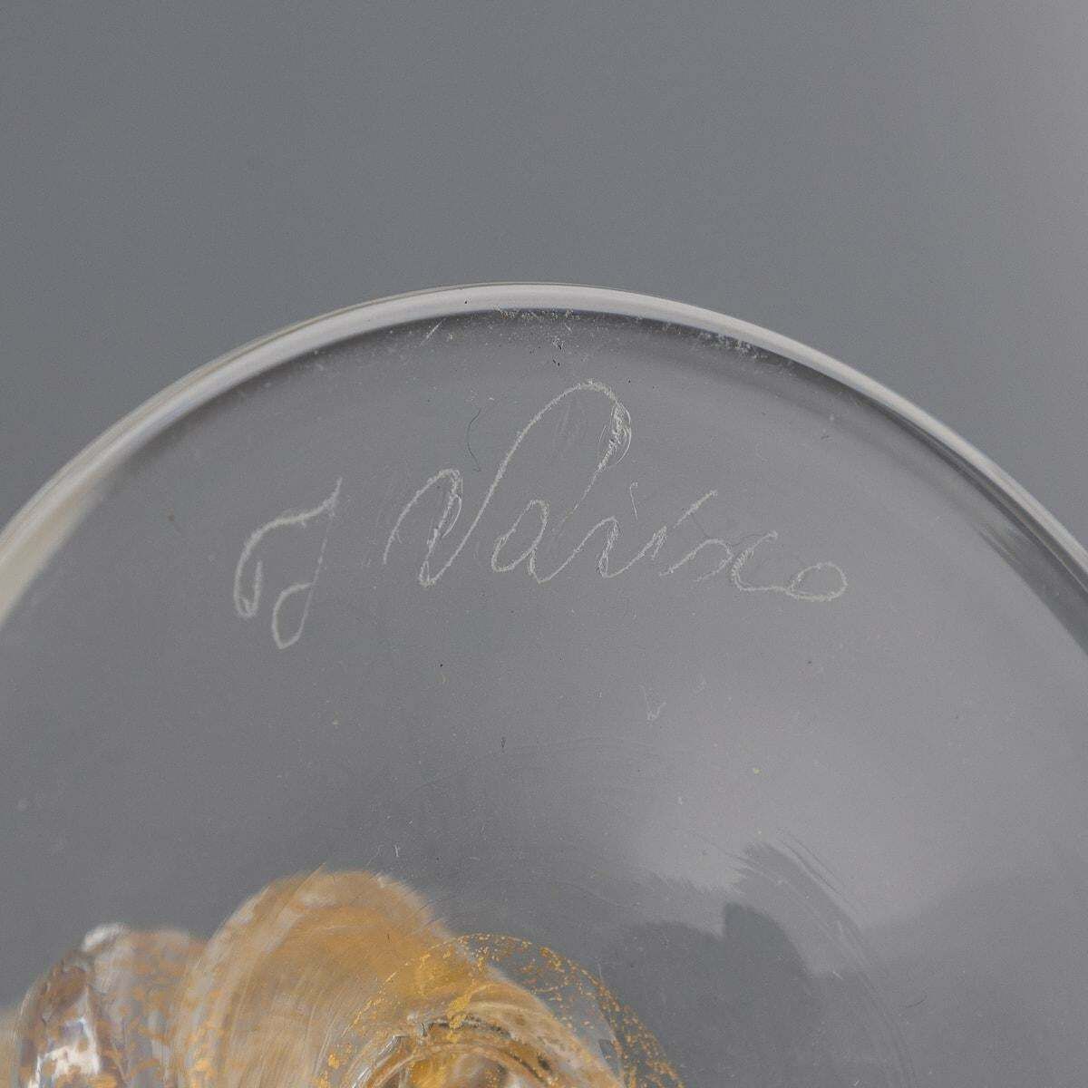 795.0 20th Century Italian Set Of 2 Carafes & 12 Glasses By Italo Varisco, Venice photo