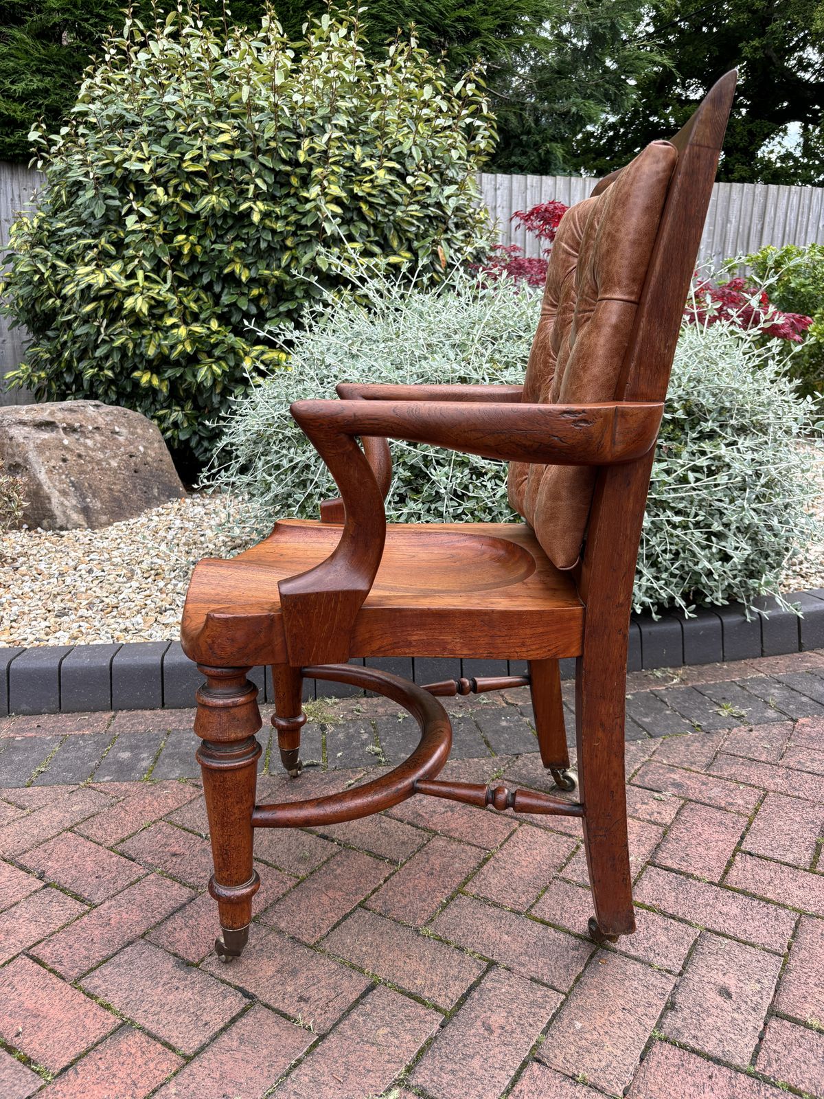 Heals Of London Mahogany Desk Chair C1884 photo buy