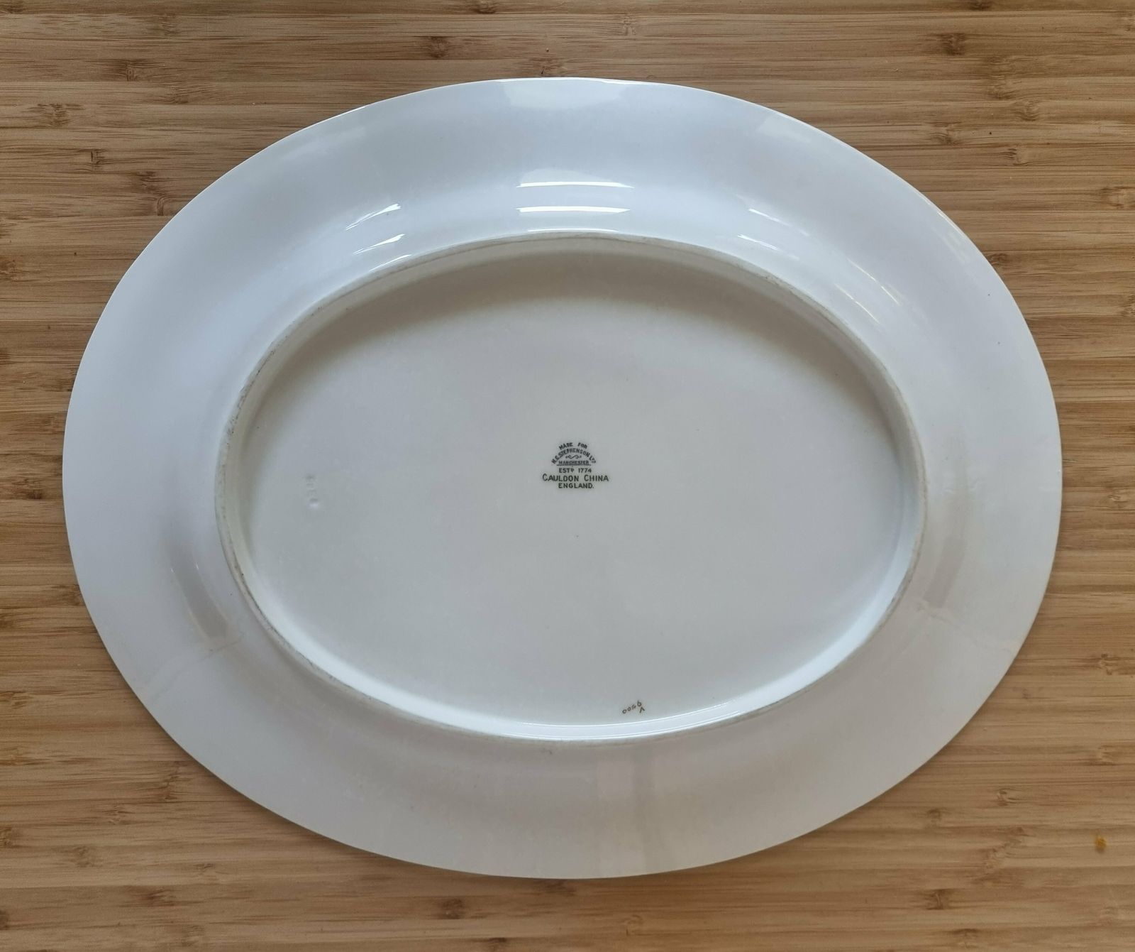 2 Set Of Serving Platters By Cauldon China In White Porcelain And Gold Trim // Ashleyparkerva photo vintage