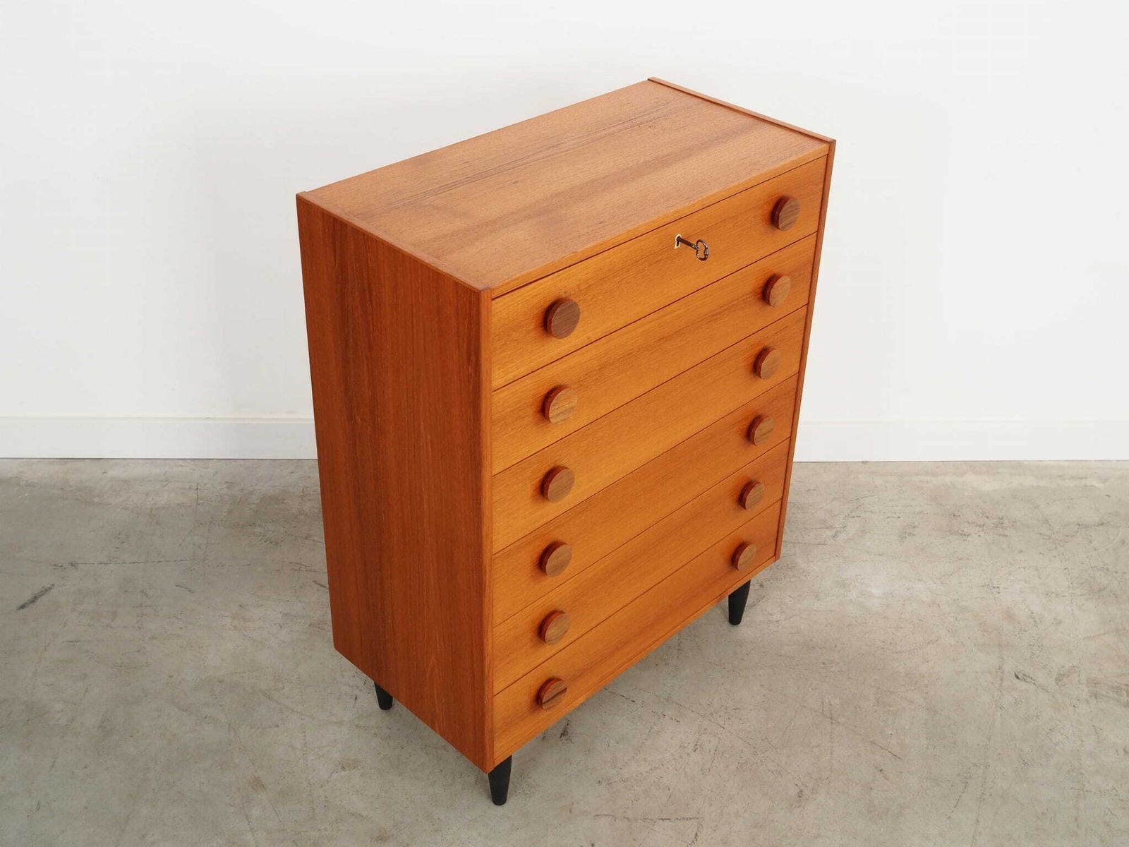 Teakhouten Ladekast, Deens Design, Ca. Jaren 1960, Productie: Denemarken photo vinterior