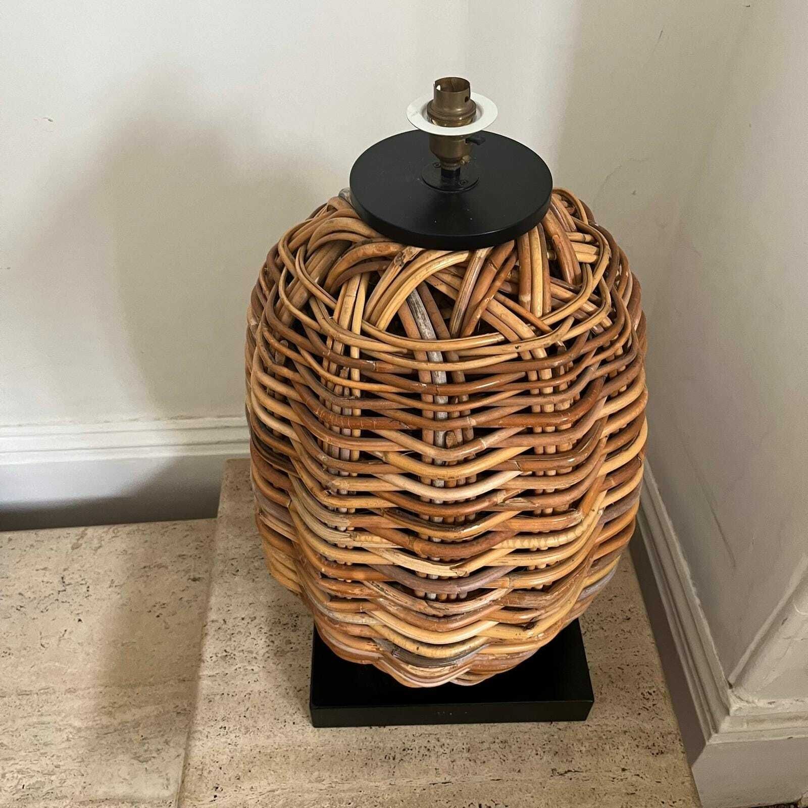 Large Bamboo Table Lamp / Lighting/ Gift photo for sale