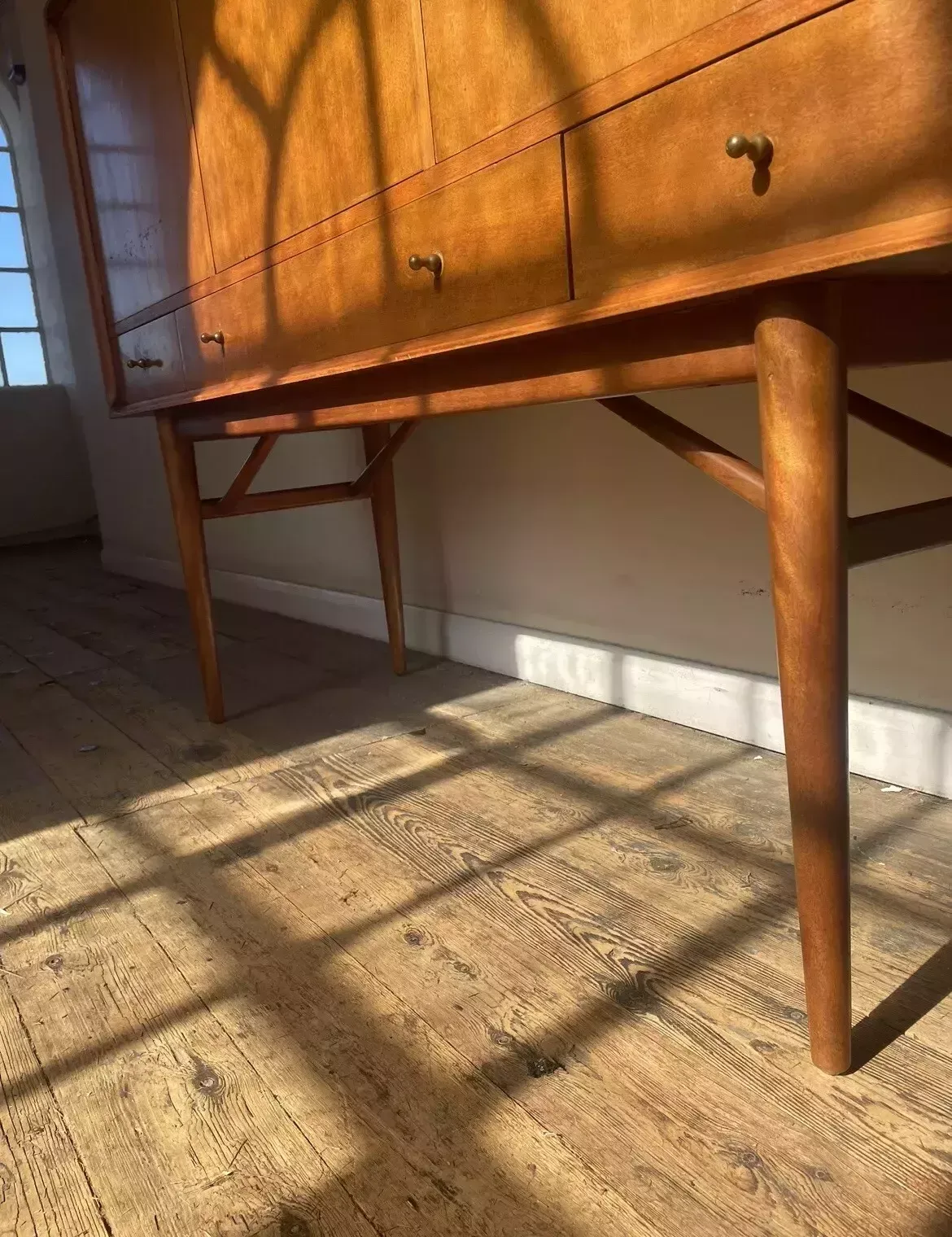 Retro Vintage Sideboard Teak Danish 1950s 60s Heals Rare Design Robin Day Era photo furniture