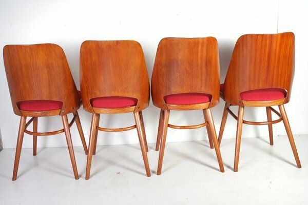 Eetkamerstoelen Van Oswald Heardtl Voor Ton, Set Van 4 photo Meubels
