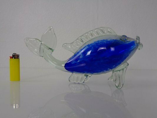 Italian Murano Glass Fish By Fratelli Toso, Italy, 1960s photo furniture