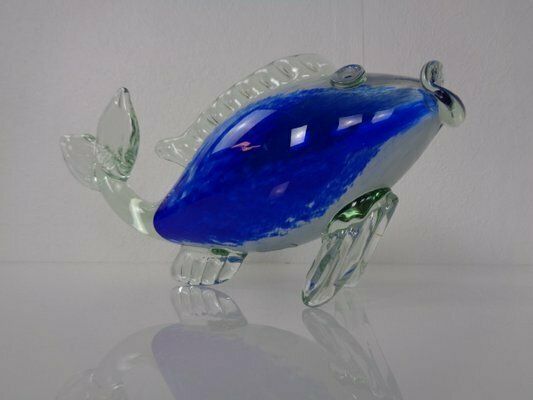 Italian Murano Glass Fish By Fratelli Toso, Italy, 1960s photo for sale
