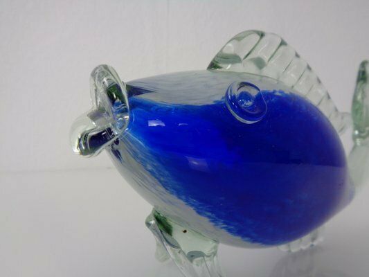 228.0 Italian Murano Glass Fish By Fratelli Toso, Italy, 1960s photo