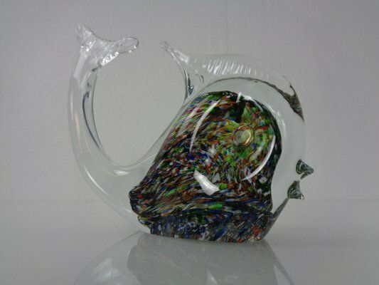 Italian Murano Glass Fish By Fratelli Toso, Italy, 1960s photo for sale