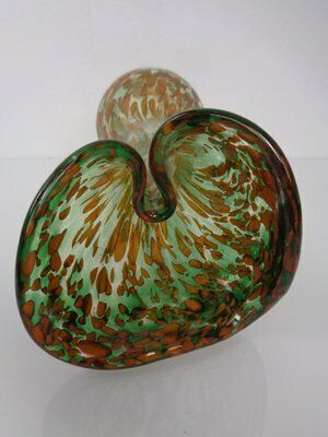 photo vintage Large Murano Sommerso Glass Vase, 1960s