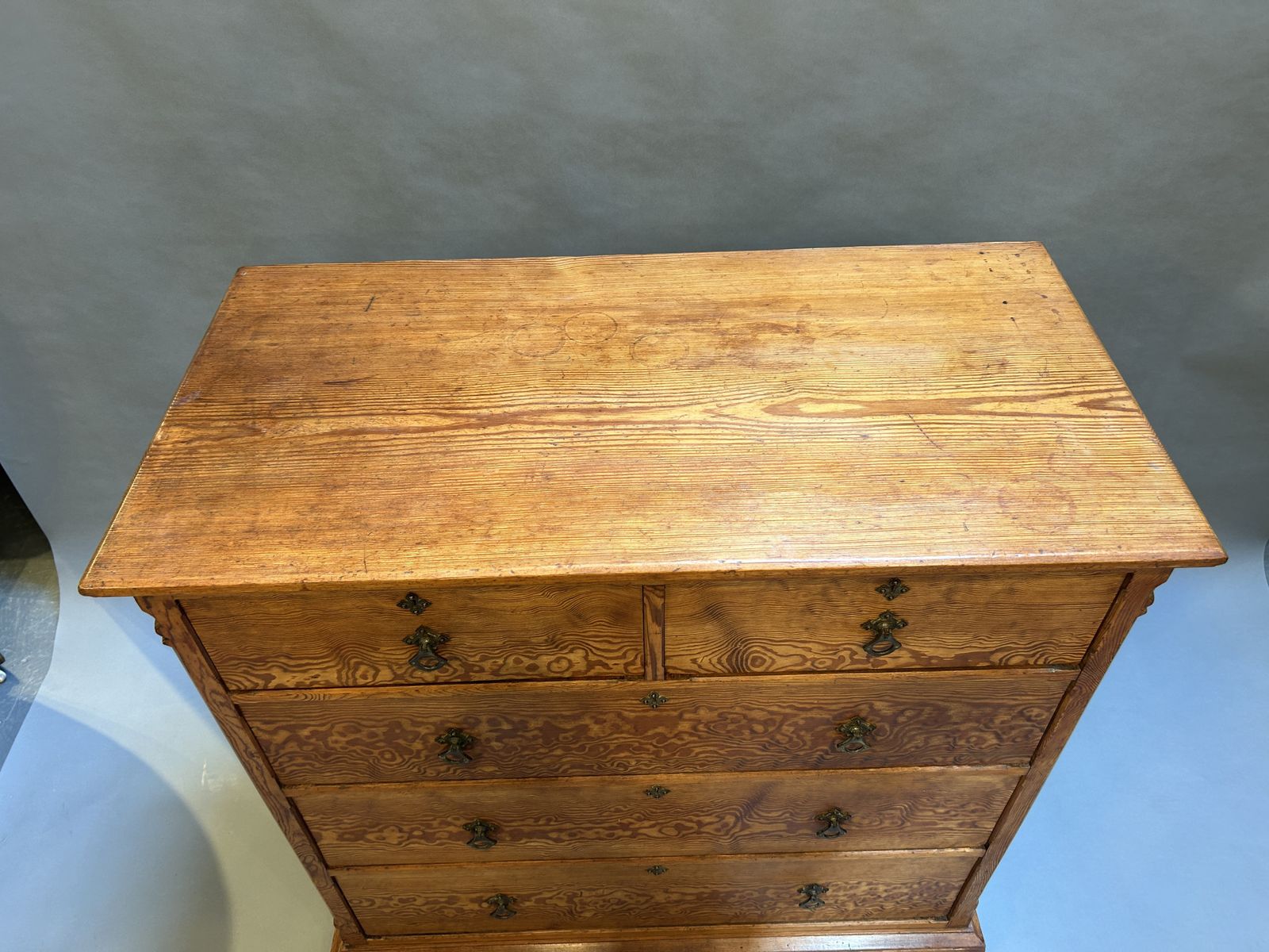 Victorian Oregon Pine Chest Of Drawers photo vintage