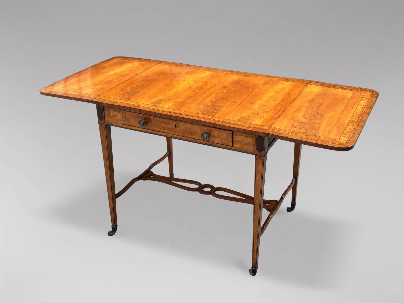 18th Century George III Sheraton Period Satinwood Table