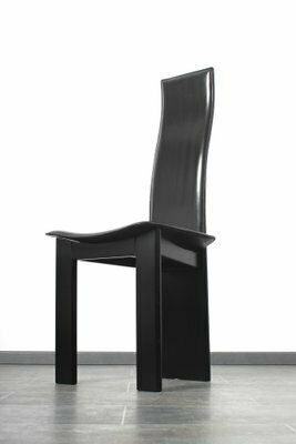 photo vinterior High Back Saddle Leather Chair By Pietro Costantini, Set Of 6
