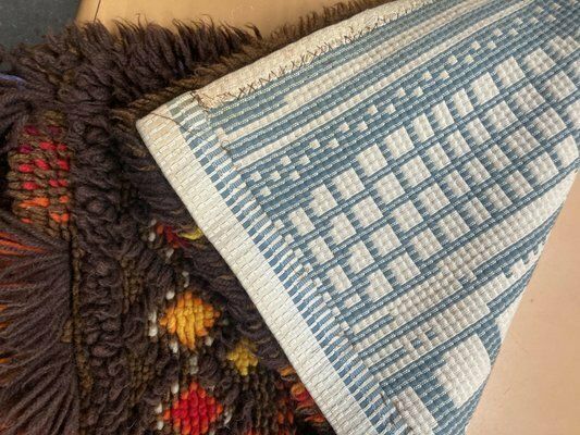 Vintage Wall Tapestry In Wool, 1970s photo for sale