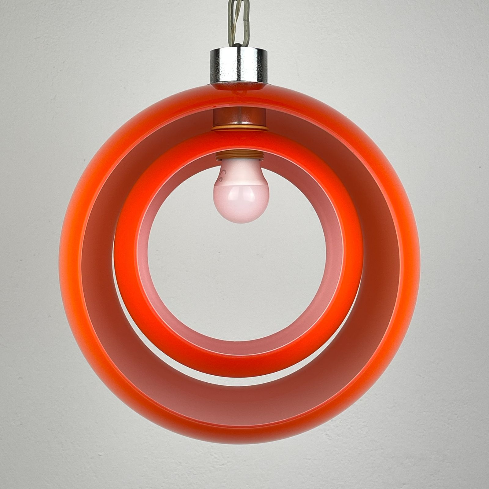 photo for sale Carlo Nason Murano Pendant Lamp Eclisse, Italy 1960s