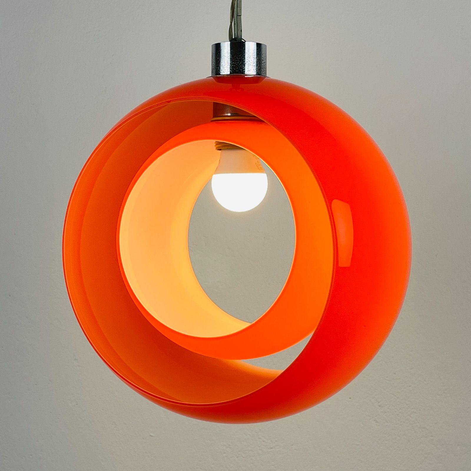 1840.0 Carlo Nason Murano Pendant Lamp Eclisse, Italy 1960s photo